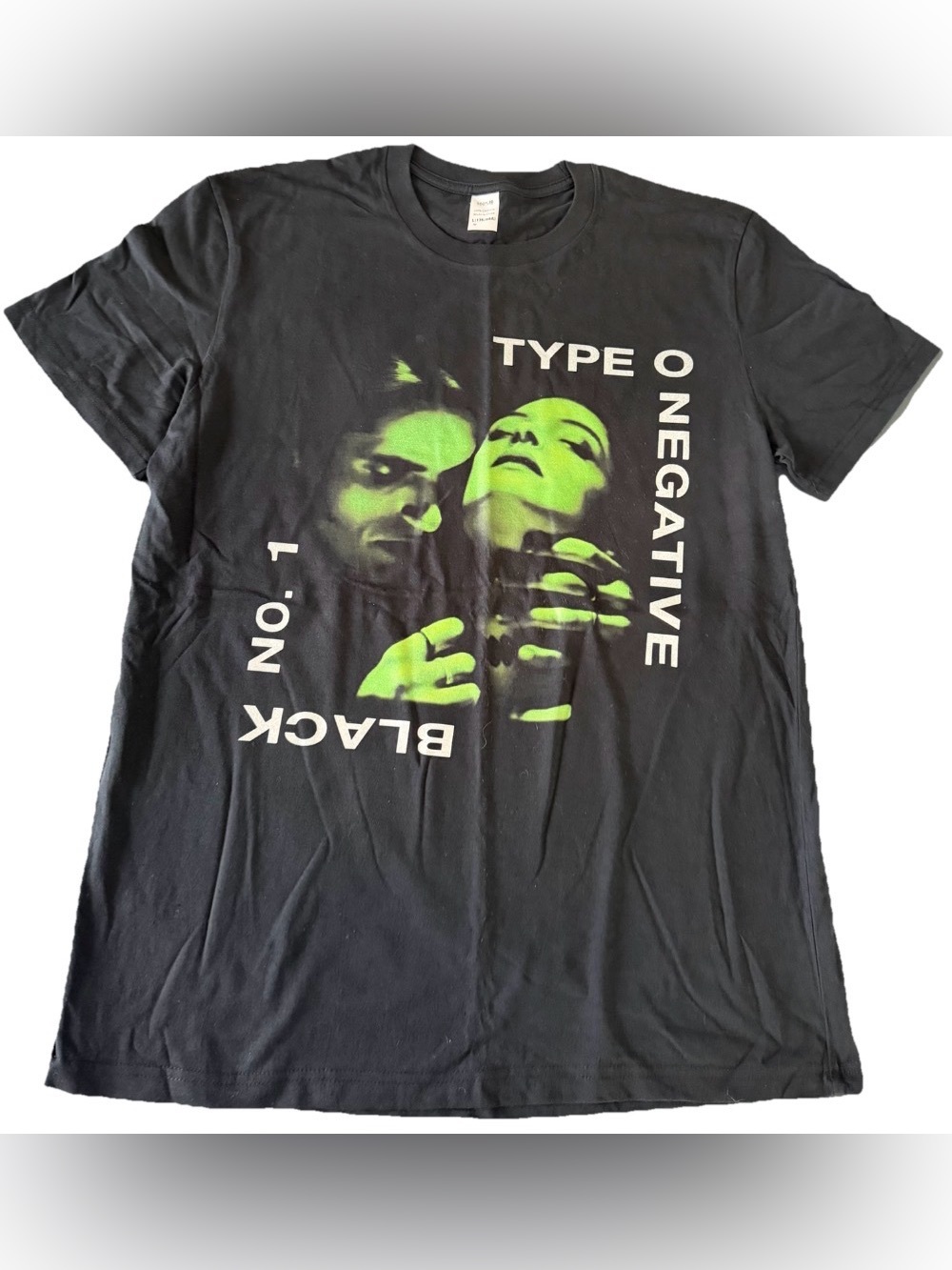 Type O Negative Black Graphic Band T-Shirt - Black & Green